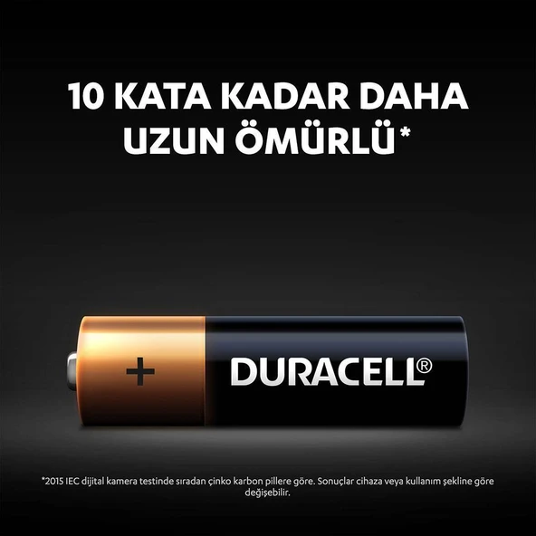Duracell Alkalin Kalem Pil (AA) 4 LÜ Kartela - 3