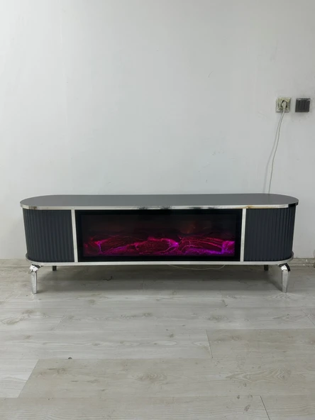 Şömineli Tv sehpası - 4