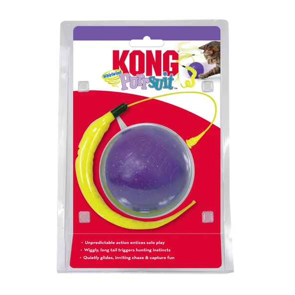 Kong Purrsuit Sallantılı Top Şeklinde Kedi Oyuncağı - Resim 3