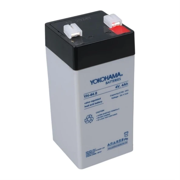 Ayt Yokohama Yh-44.0 4 Volt 4 Amper Kuru Akü 46x46x100 Mm Yeni Tarihli Taze Akü - 5