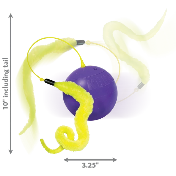 Kong Purrsuit Sallantılı Top Şeklinde Kedi Oyuncağı - Resim 4