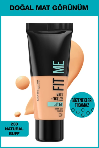 Maybelline Fondöten Fit Me Matte 230