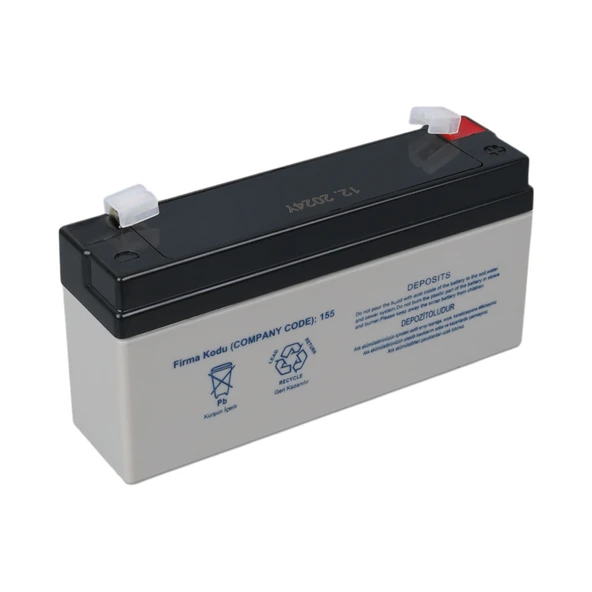 Ayt Yokohama YH-63.2 6 Volt 3.2 Amper Akü 125x33x60 mm Yeni Tarihli Taze Akü - 2