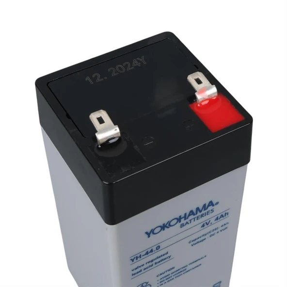Ayt Yokohama Yh-44.0 4 Volt 4 Amper Kuru Akü 46x46x100 Mm Yeni Tarihli Taze Akü - 8