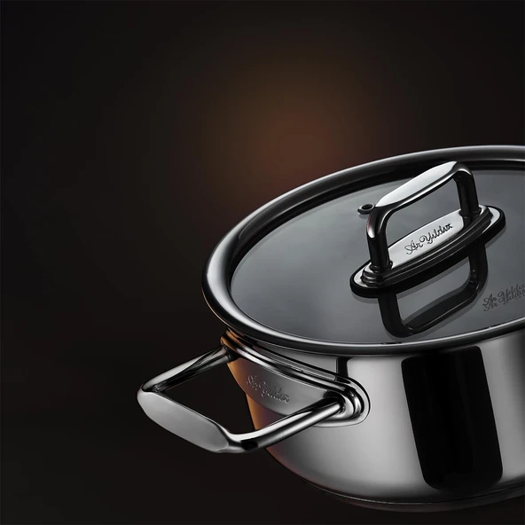 Aryıldız Colombus Basık Tencere 24 Cm 248409 - 2