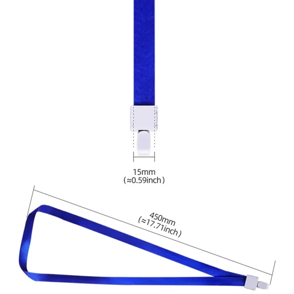 Bigpoint Klipsli Yaka İpi Siyah 50'li Paket - 2