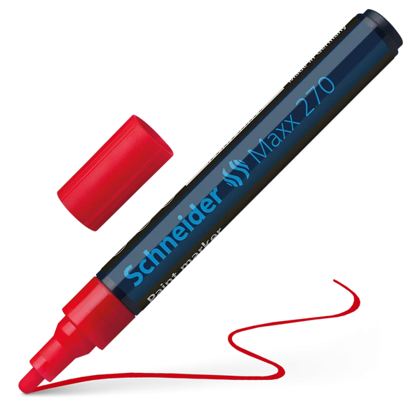 Schneider Markör Boya Maxx 1-3 MM Kırmızı 270