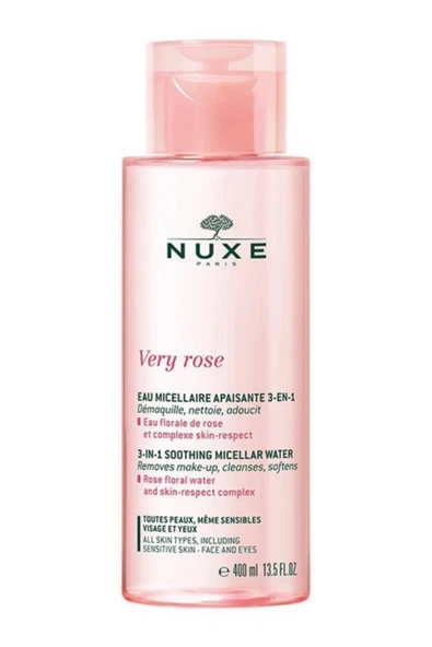 Nuxe Very Rose Temizleme Suyu 400 ml - Tüm Cilt Tipleri