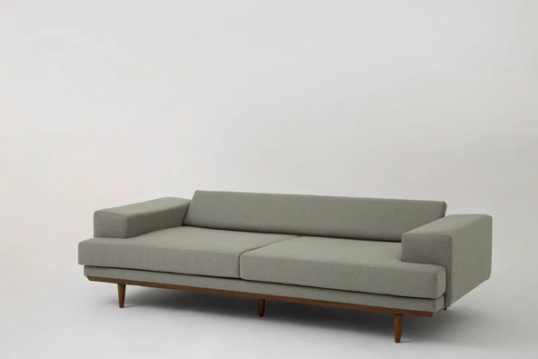 Hora Üçlü Koltuk, Sütlü Kahve - Resim 5