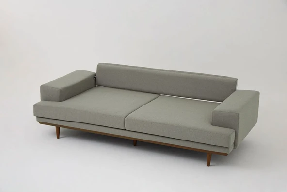 Hora Üçlü Koltuk, Sütlü Kahve - Resim 8