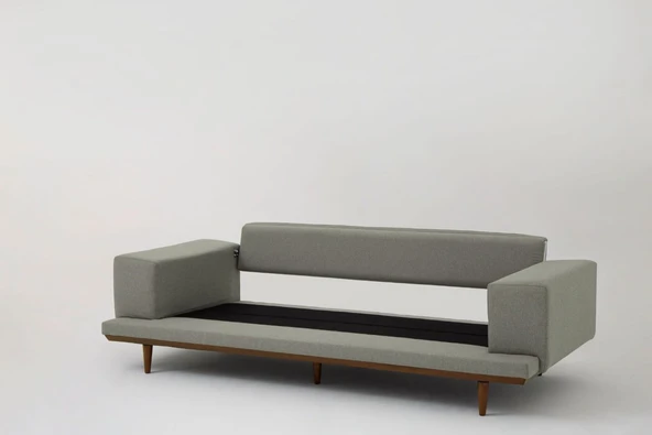 Hora Üçlü Koltuk, Sütlü Kahve - Resim 7