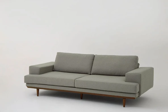 Hora Üçlü Koltuk, Sütlü Kahve - Resim 3