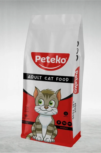 Peteko Gurme Karışık Kedi Maması 15 Kg