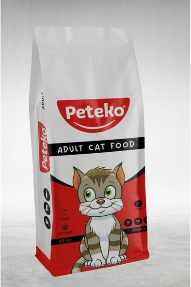 Peteko Gurme Karışık Kedi Maması 15 Kg - 2