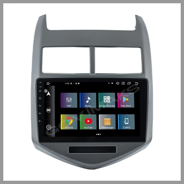CHEVROLET AVEO 2011-2015 UYUMLU 4 GB RAM 64 GB HAFIZA ANDROID MULTIMEDIA TEYP - Resim 2
