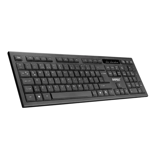 Everest KM-6121 Siyah Kablosuz Q Slim Klavye + Mouse Set - 2