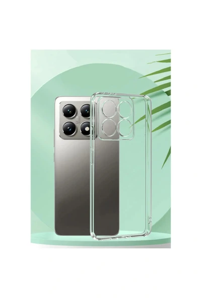 Xiaomi 14T Pro Uyumlu Kılıf  Şeffaf Silikon Kapak ürün görseli
