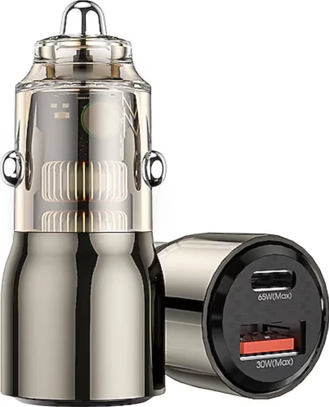 Suomi Araç Şarj Cihazı – Hızlı Şarj ve Çift USB Çıkışlı (QC 3.0) - 2