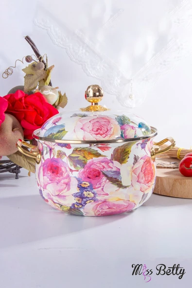 Miss Betty Rose Deluxe 20 Cm Emaye Tencere - 1