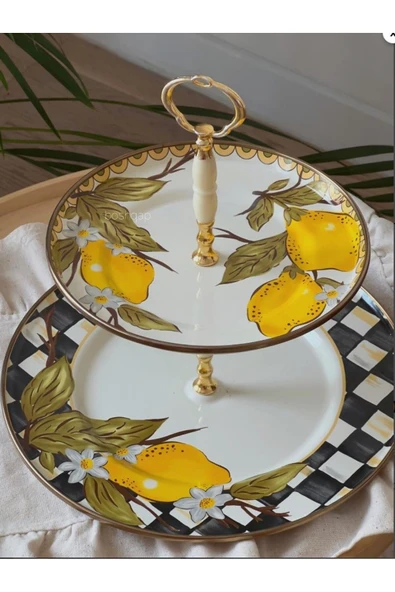 Miss Betty Linda Emaye 2 Katlı Kurabiyelik ürün görseli