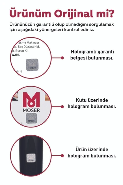 Moser 1400-0050 Profesyonel Saç Kesme Makinesi - 3