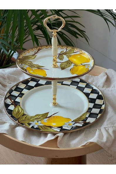 Miss Betty Linda Emaye 2 Katlı Kurabiyelik - Resim 2