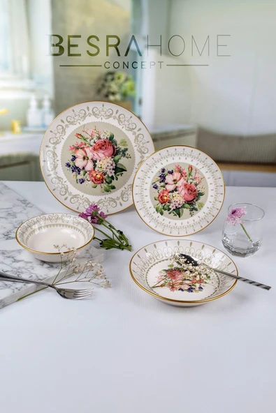 BESRAAVM LUXE BLOOM SET YEMEK TAKIMI - 1