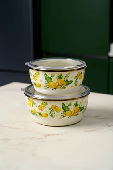 Miss Betty Emaye 2'li Saklama Kabı 14-15 Cm Citrus - 1