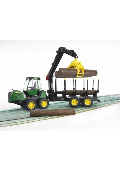 Bruder JD 1210E Kütük Yükleme ve Nakliye 02133 - 2