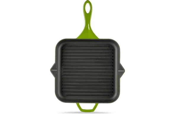 Hosse Hskgtv 2828 Kare Grill Döküm Tava 28X28 cm Yardımcı Kulplu - 2