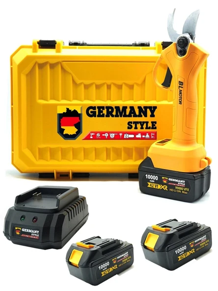 Germany Style Alman MS155 Kömürsüz Motor Çift Akü 35 Mm Profesyonel Dal Budama Makası - 2