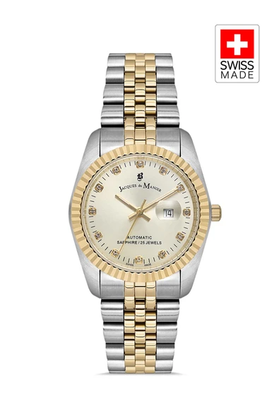 INSPIRATION JWL04115 (Sellita SW100, 25 Jewels Otomatik Mekanizmalı, Swiss Made) Kadın Kol Saati