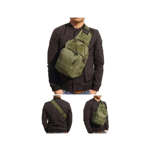 Single Sword Su Geçirmez Outdoor Taktik Tek Omuz Çapraz Çanta - 5