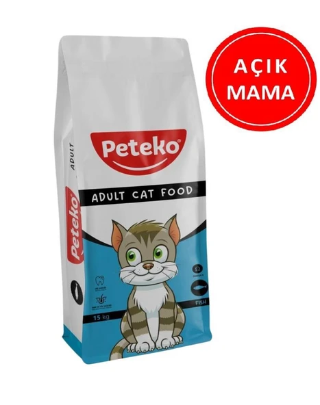 Peteko Balıklı Kedi Maması 1 Kg AÇIK