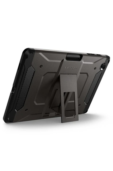 Spigen Galaxy Tab S6 Lite Kılıf Tough Armor Pro Gunmetal - ACS01286