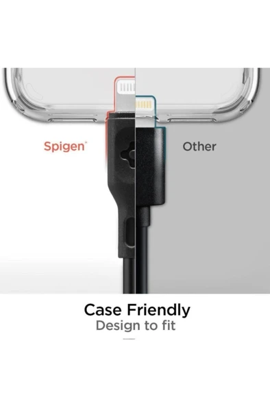 Spigen Essential Apple Usb-c To Lightning Pd Hızlı Şarj Ve Data Kablo Mfı Lisanslı 1 M C10cl Black - Resim 8