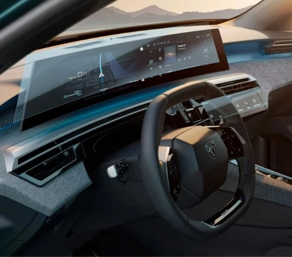 Yeni Peugeot 3008 GT 5008 GT 21" Panaromik Ekran ve i-Toggles Uyumlu Set 9H Nano Ekran Koruyucu