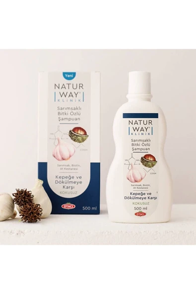 Naturway Sarımsaklı Kepeğe Ve Dökülmeye Karşı Şampuan 500 ml - 1 Adet