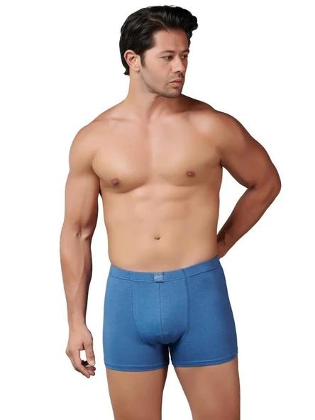6 Adet Gümüş Erkek Modal Elastan Boxer 7009 - 3