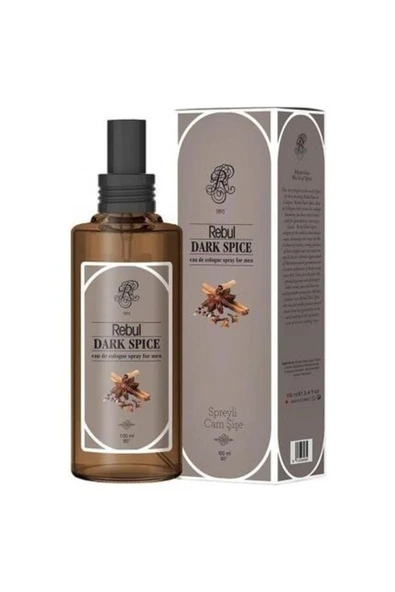 Rebul Dark Spice Kolonya Cam Şişe 100 ml