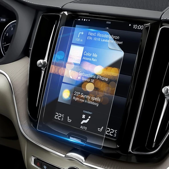 Volvo S90 2017-2024 Model 8.7 inç Multimedya ve Navigasyon Uyumlu 9H Nano Ekran Koruyucu