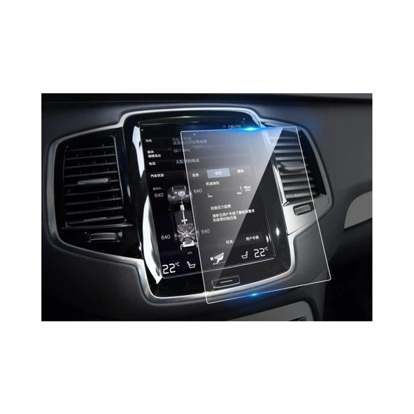 Volvo XC40 2021-2024 Model 8.7 inç Multimedya ve Navigasyon Uyumlu 9H Nano Ekran Koruyucu