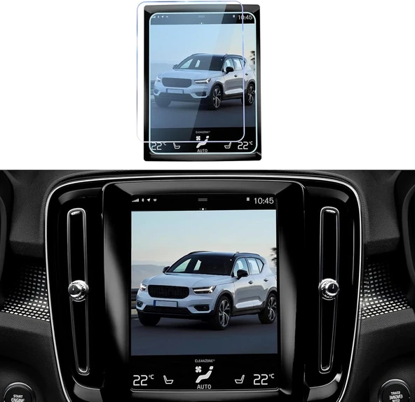 Volvo S60 2018-2024 Model 8.7 inç Multimedya ve Navigasyon Uyumlu 9H Nano Ekran Koruyucu - 2
