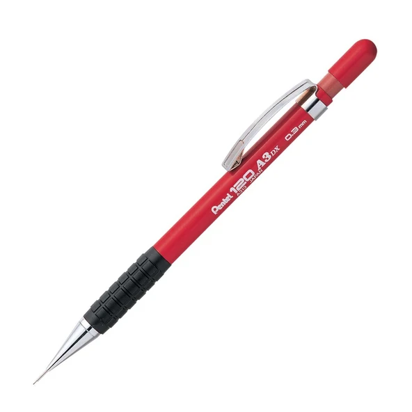 Pentel Versatil Kalem Tutaçlı 0.3mm Kırmızı | A313-B