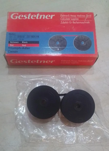 GESTETNER ELEKTRONİK HESAP MAKİNESİ ŞERİDİ  ( 13mm - 5 m ) TRIUMPH - ADLER CANON - 2