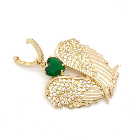 Ajda Charm Çelik Altın Kaplama Kadın Melek Model-CHR-100 - Resim 3