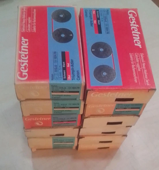 GESTETNER ELEKTRONİK HESAP MAKİNESİ ŞERİDİ  ( 13mm - 5 m ) TRIUMPH - ADLER CANON - 5