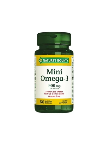 Nature's Bounty Mini Omega-3 900 mg 60 Softgel