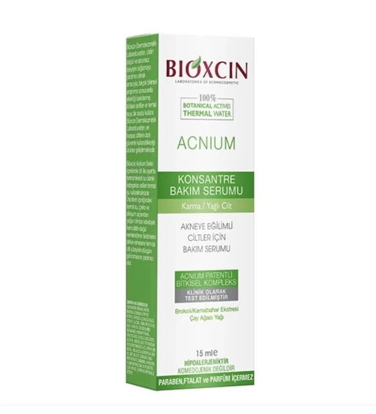 Bıoxcın Acnıum Akneye Eğilimli Ciltler İçic Bakım Serumu 15 Ml
