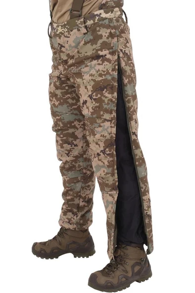 Single Sword Su Geçirmez Kışlık Softshell Mont&Pantolon Salopet Takım - 5